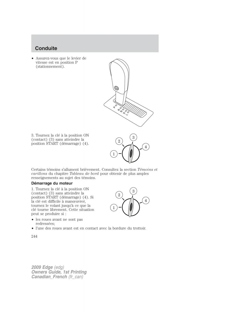 Forde Edge I manuel du proprietaire / page 244