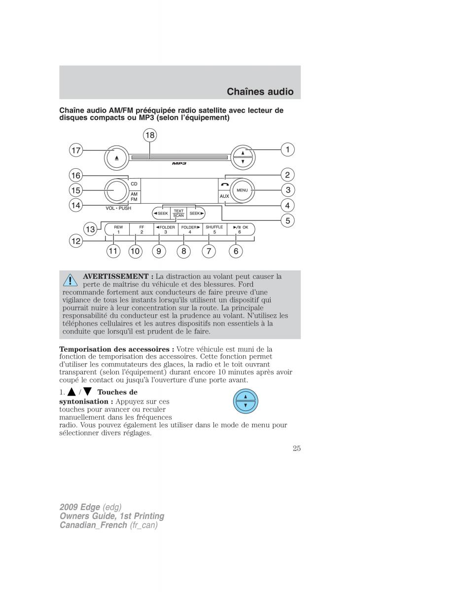 Forde Edge I manuel du proprietaire / page 25