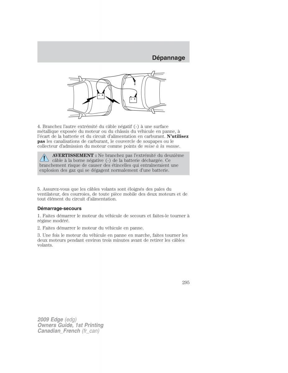 Forde Edge I manuel du proprietaire / page 295