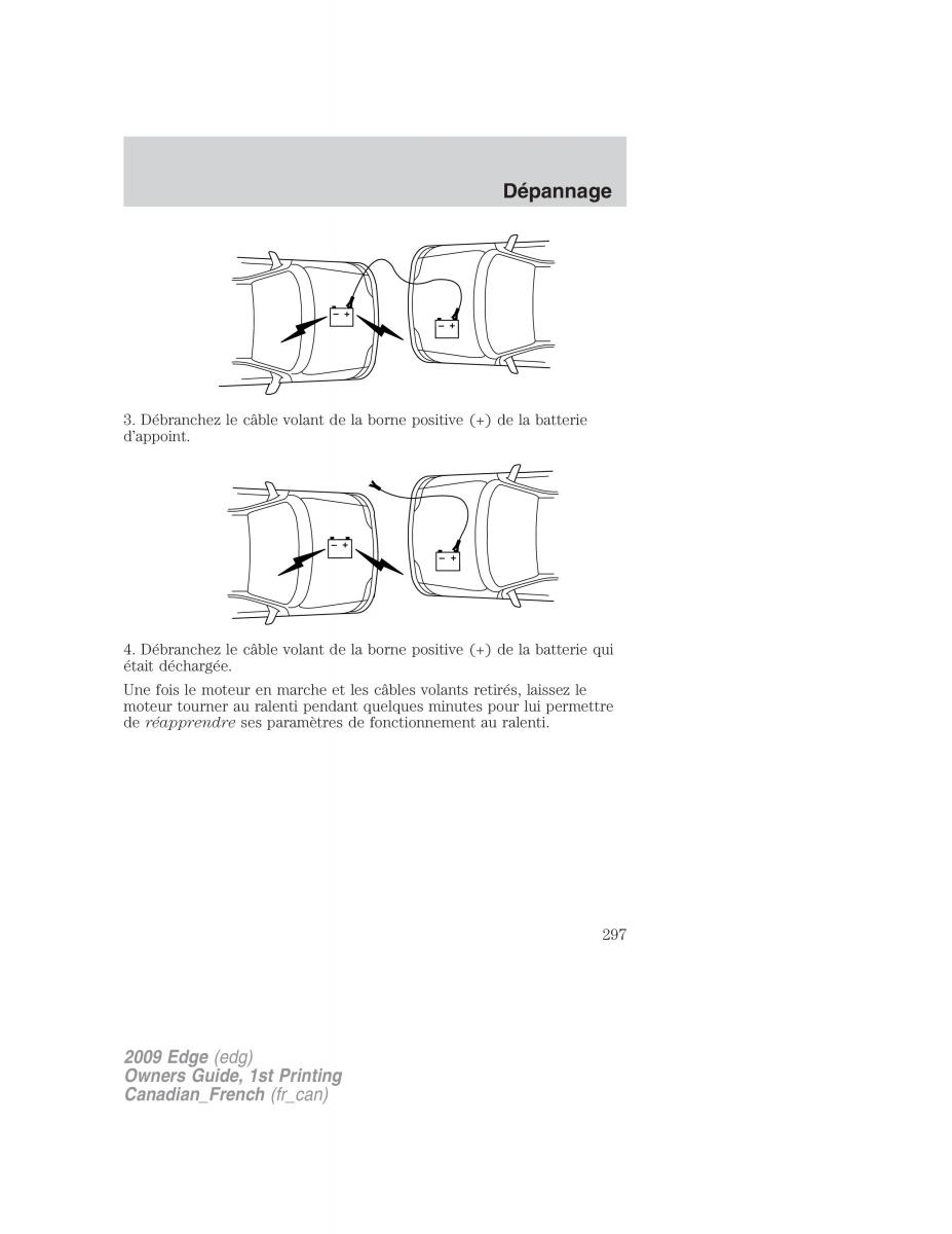 Forde Edge I manuel du proprietaire / page 297