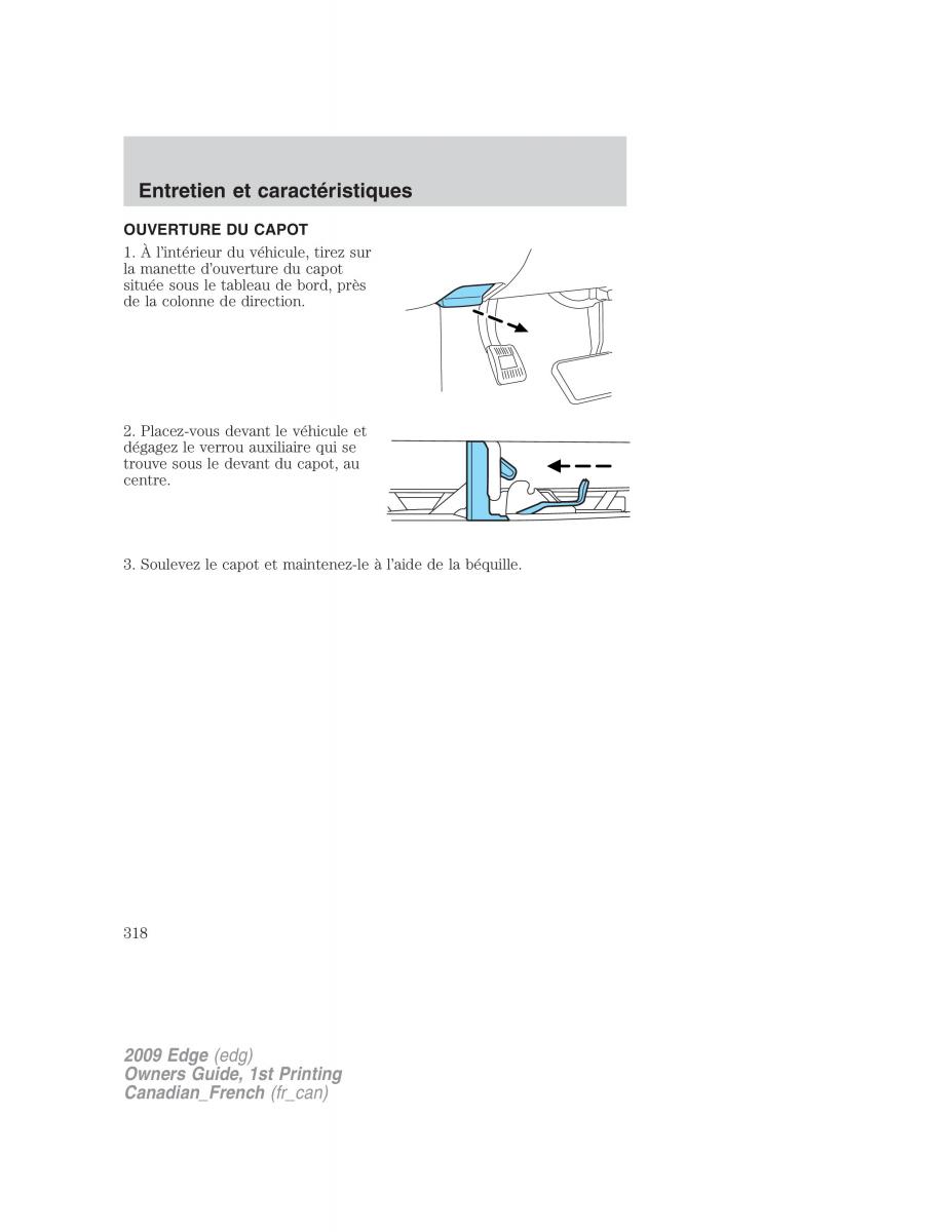 Forde Edge I manuel du proprietaire / page 318