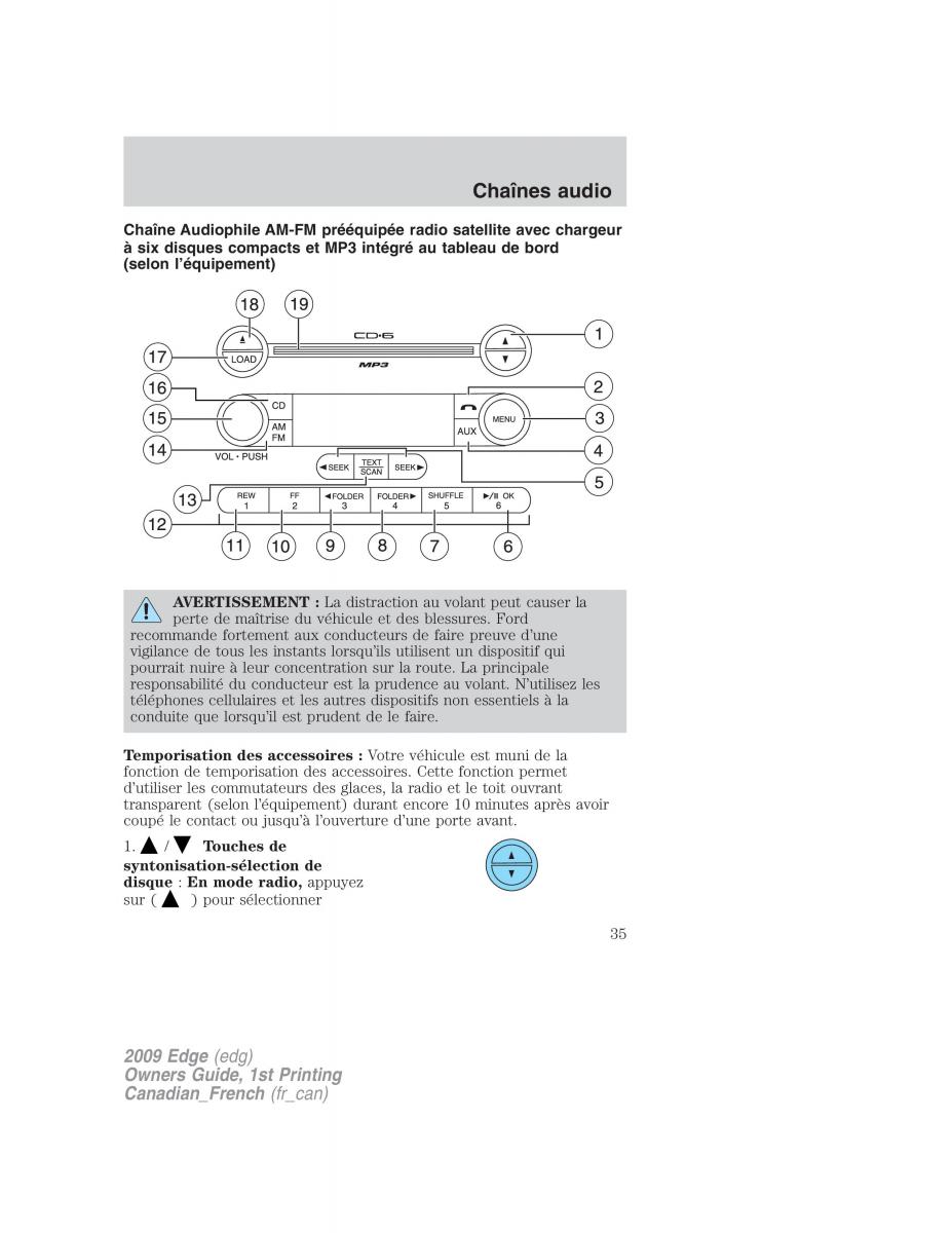 Forde Edge I manuel du proprietaire / page 35