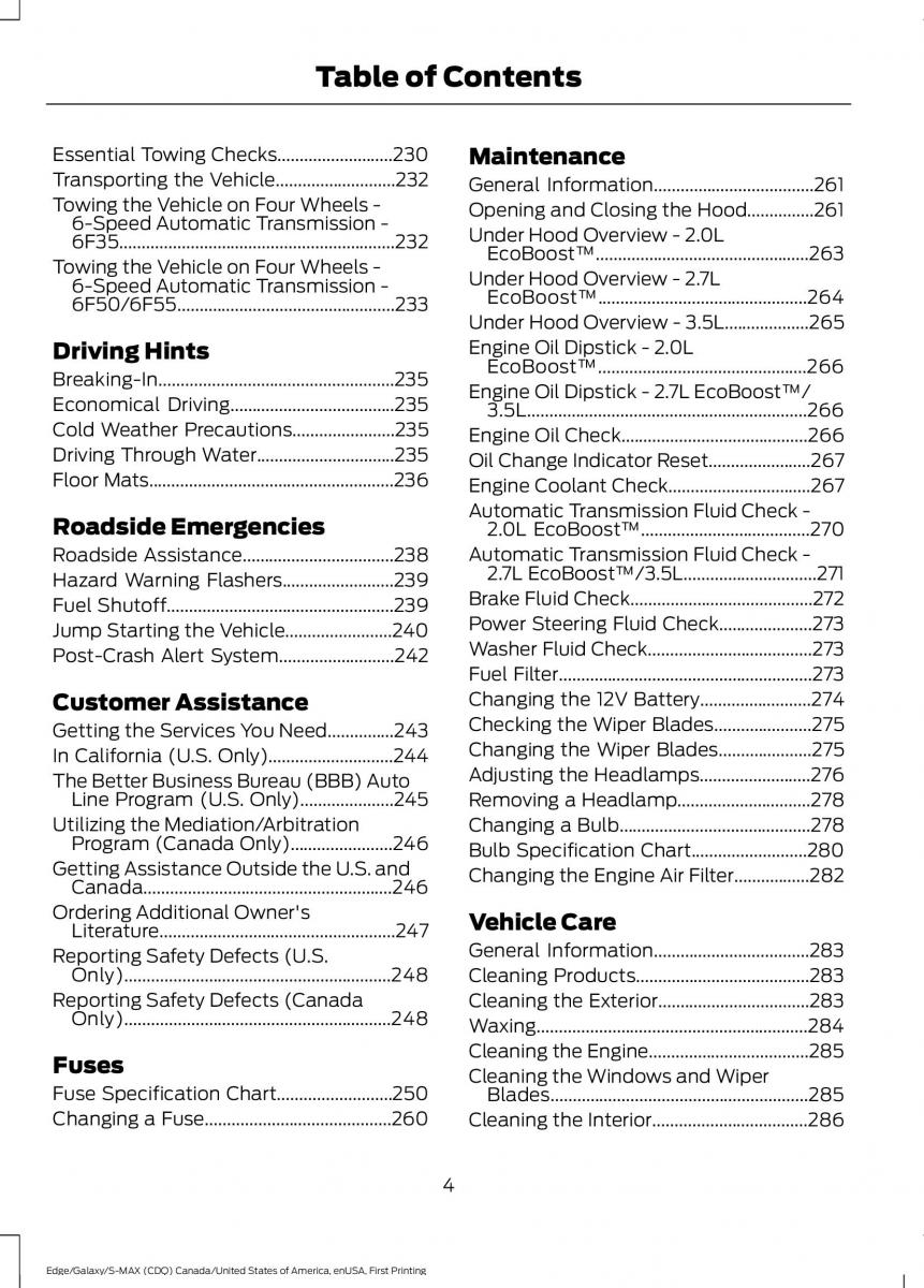 Forde Edge II owners manual / page 7