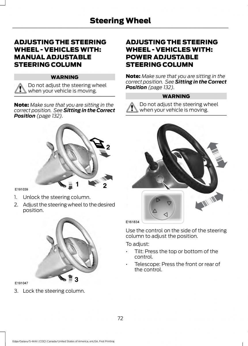 Forde Edge II owners manual / page 75