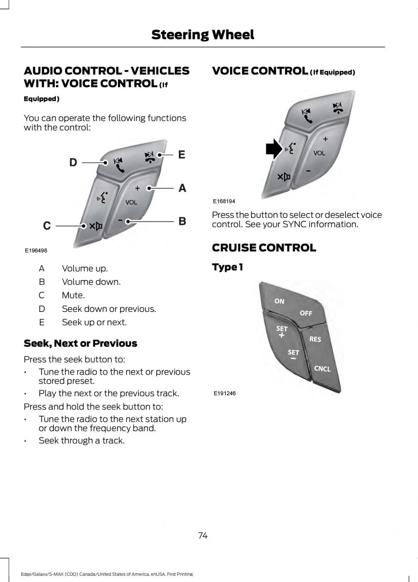 Forde Edge II owners manual / page 77