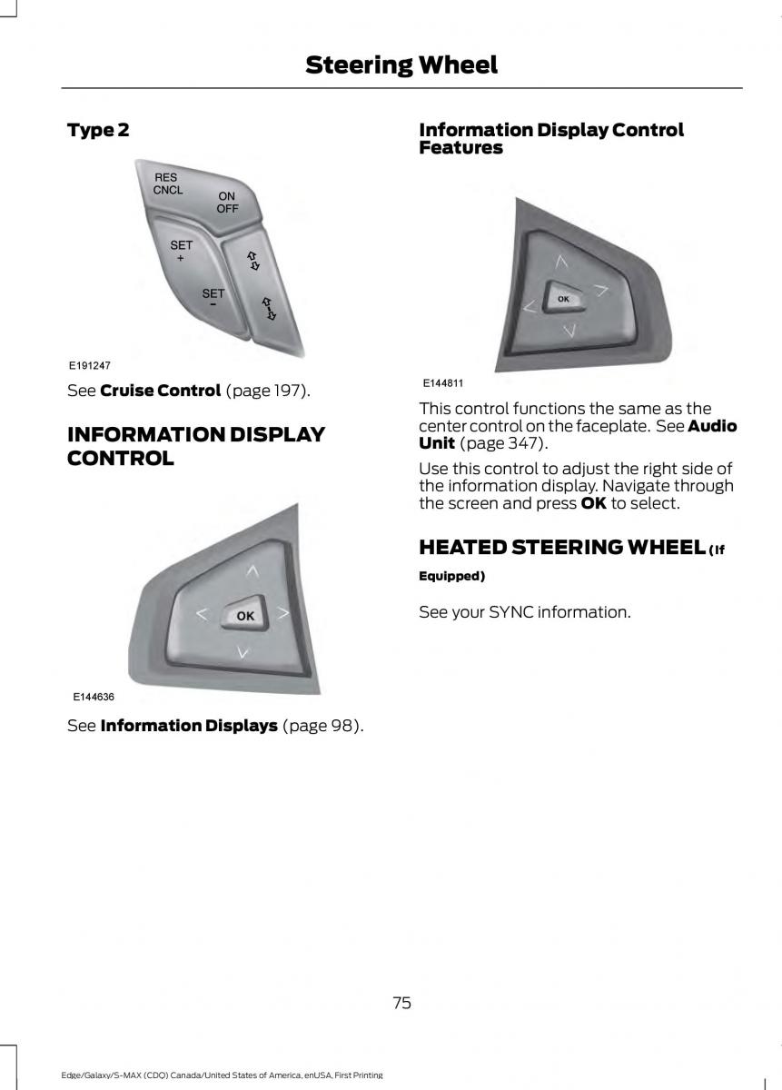 Forde Edge II owners manual / page 78