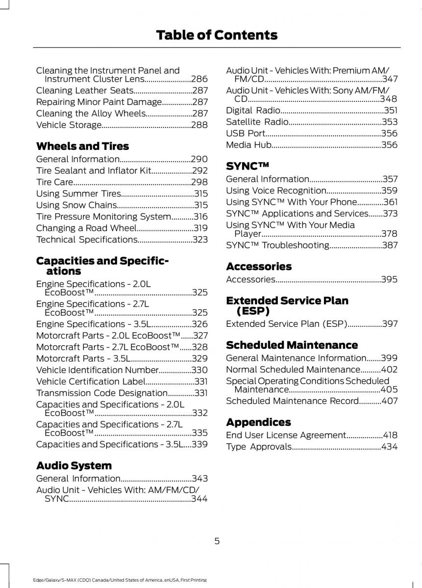 Forde Edge II owners manual / page 8