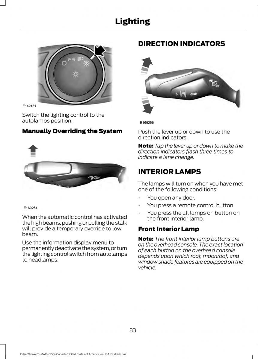 Forde Edge II owners manual / page 86