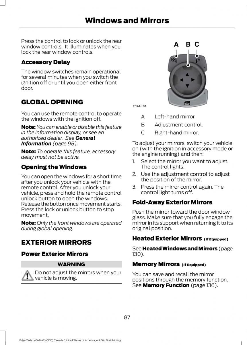 Forde Edge II owners manual / page 90