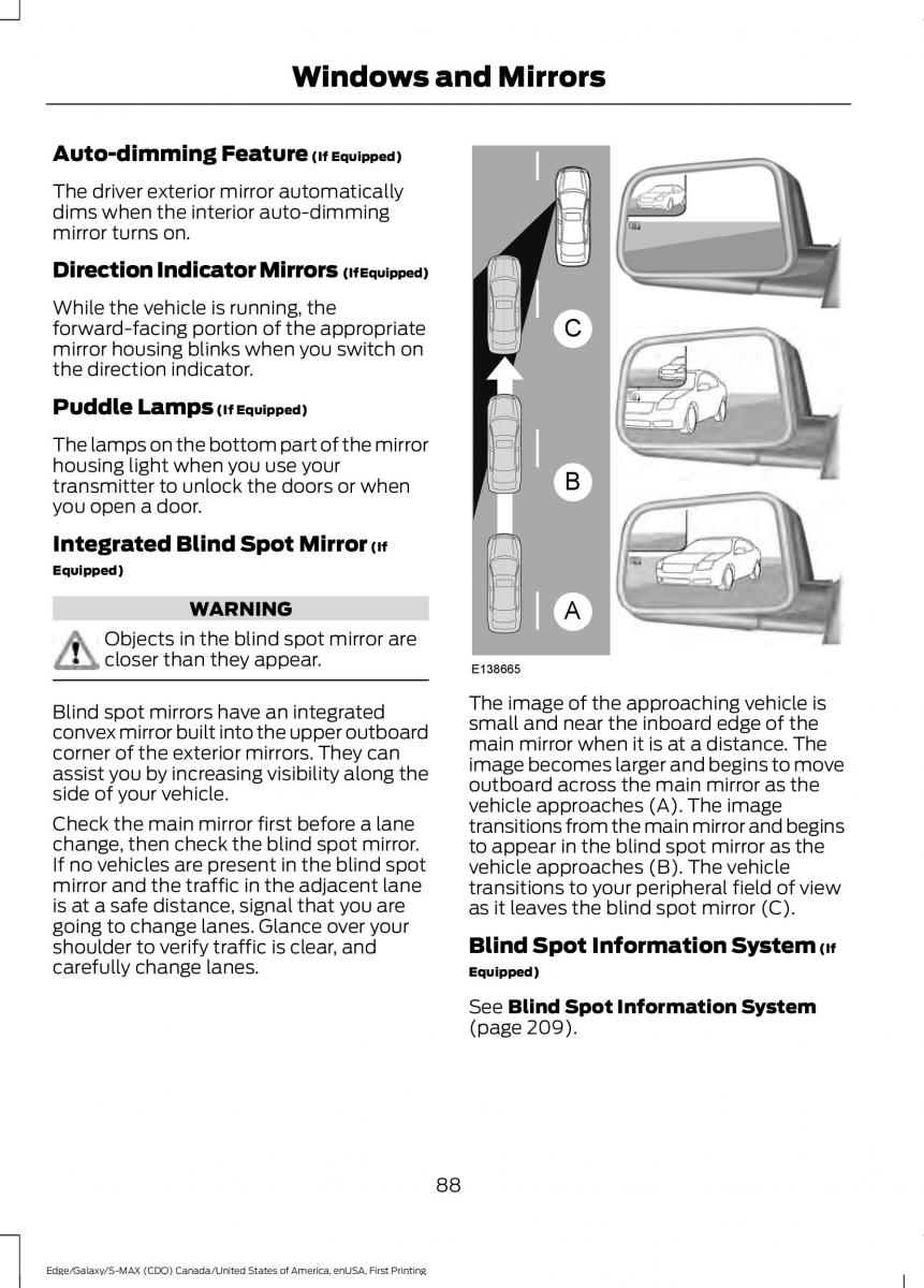 Forde Edge II owners manual / page 91