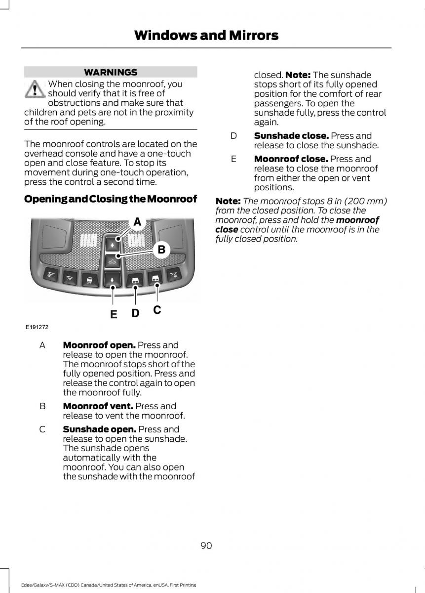 Forde Edge II owners manual / page 93