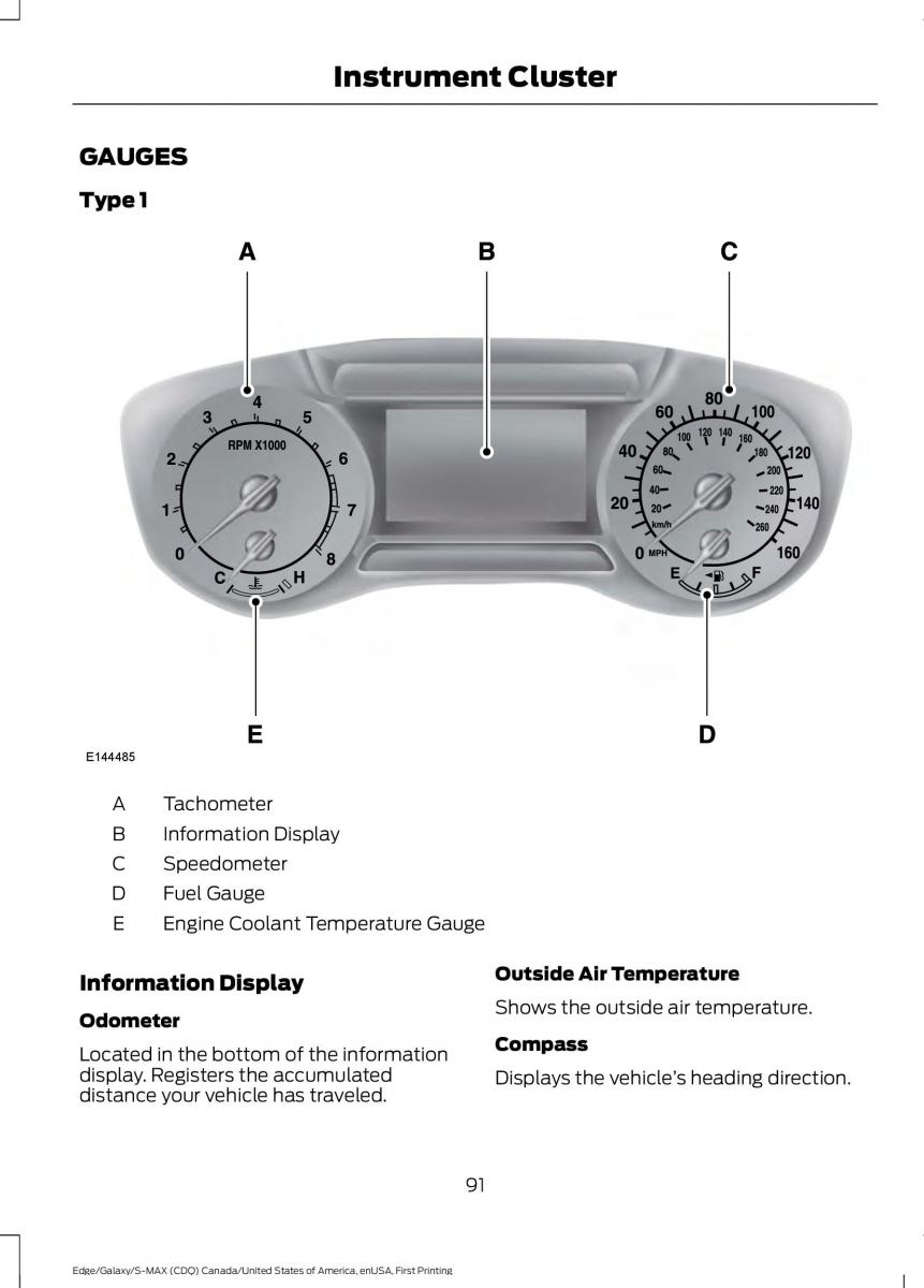 Forde Edge II owners manual / page 94