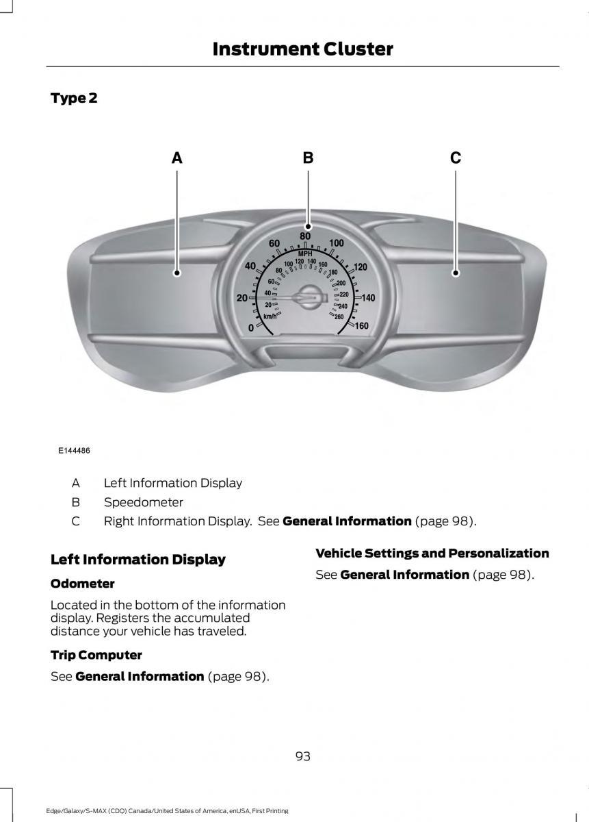 Forde Edge II owners manual / page 96