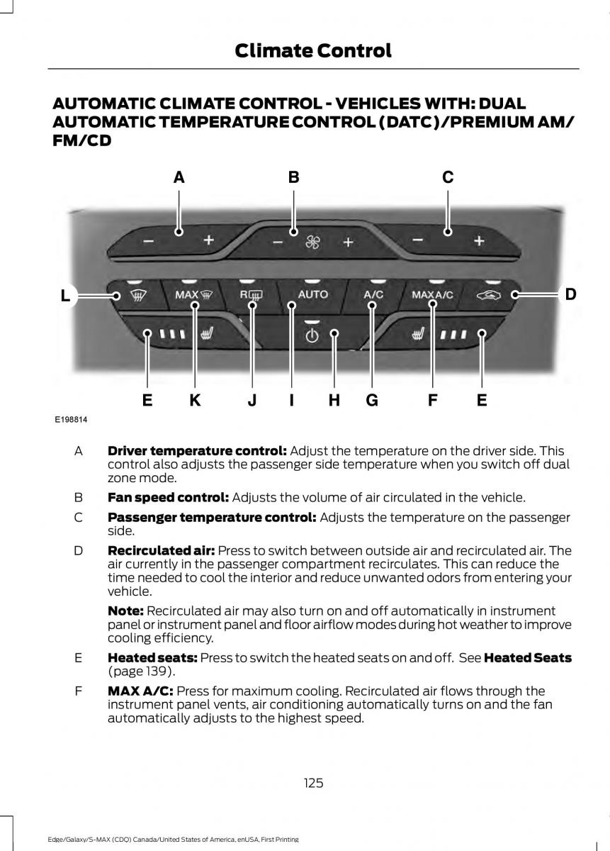 Forde Edge II owners manual / page 128