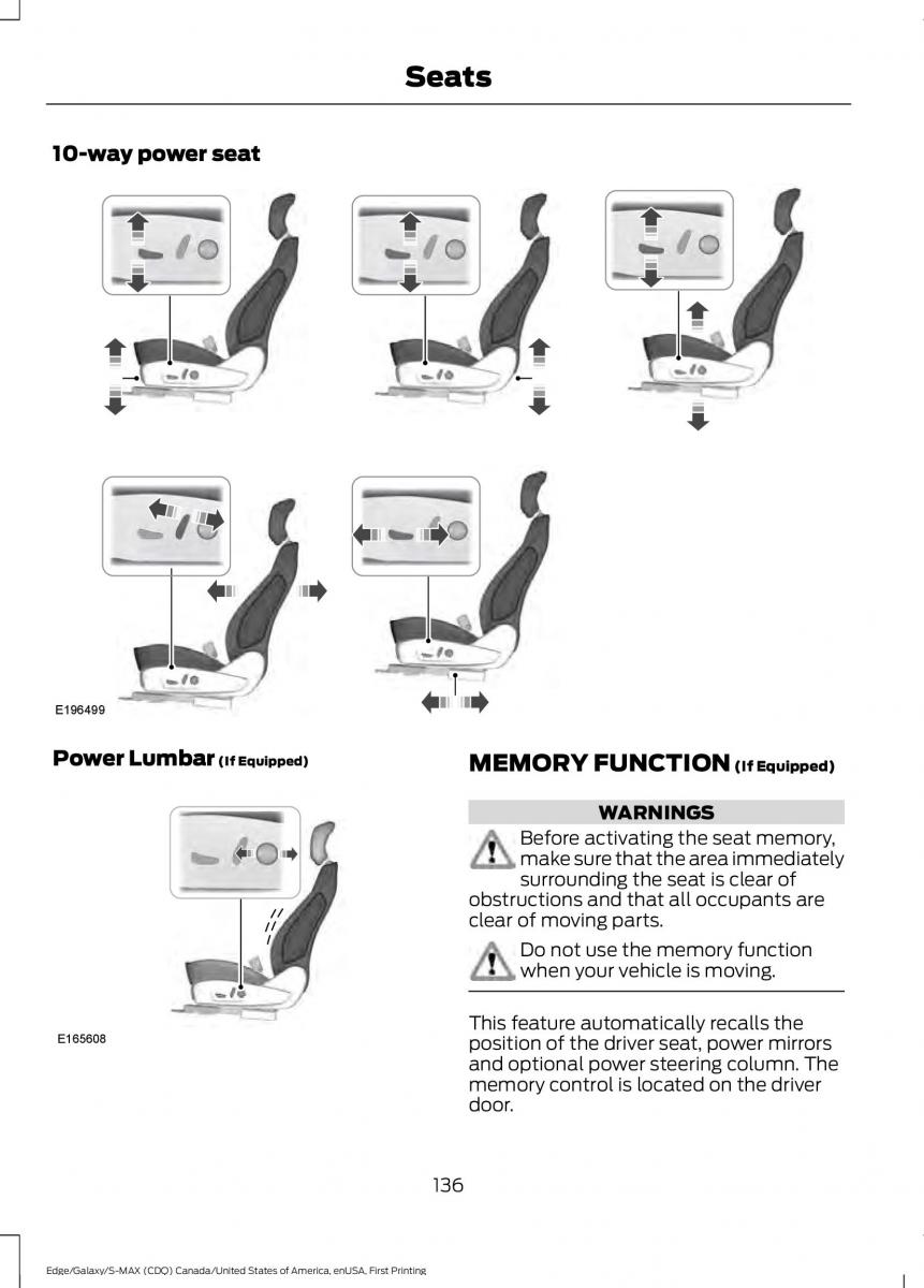 Forde Edge II owners manual / page 139