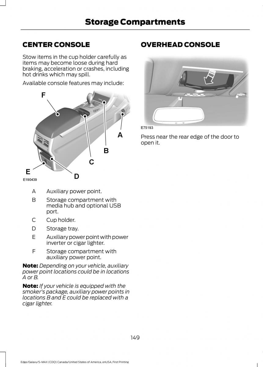 Forde Edge II owners manual / page 152