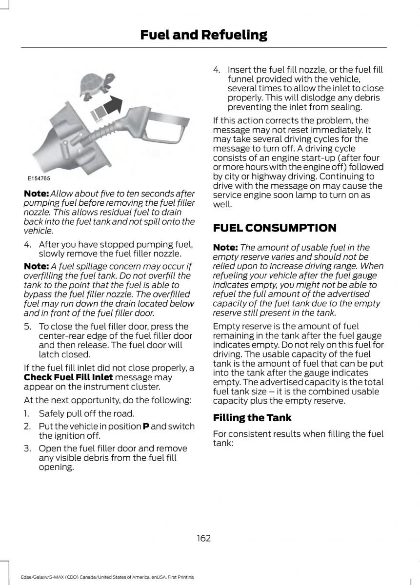 Forde Edge II owners manual / page 165