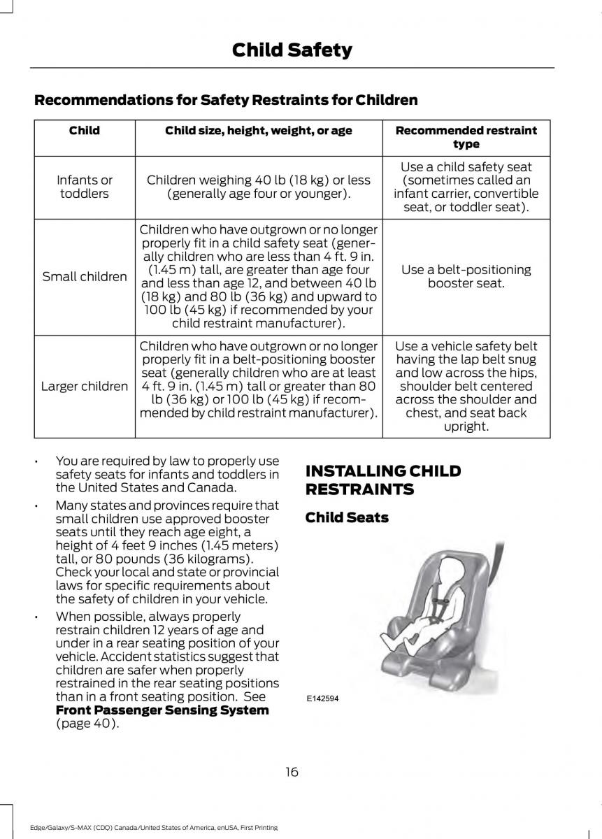 Forde Edge II owners manual / page 19