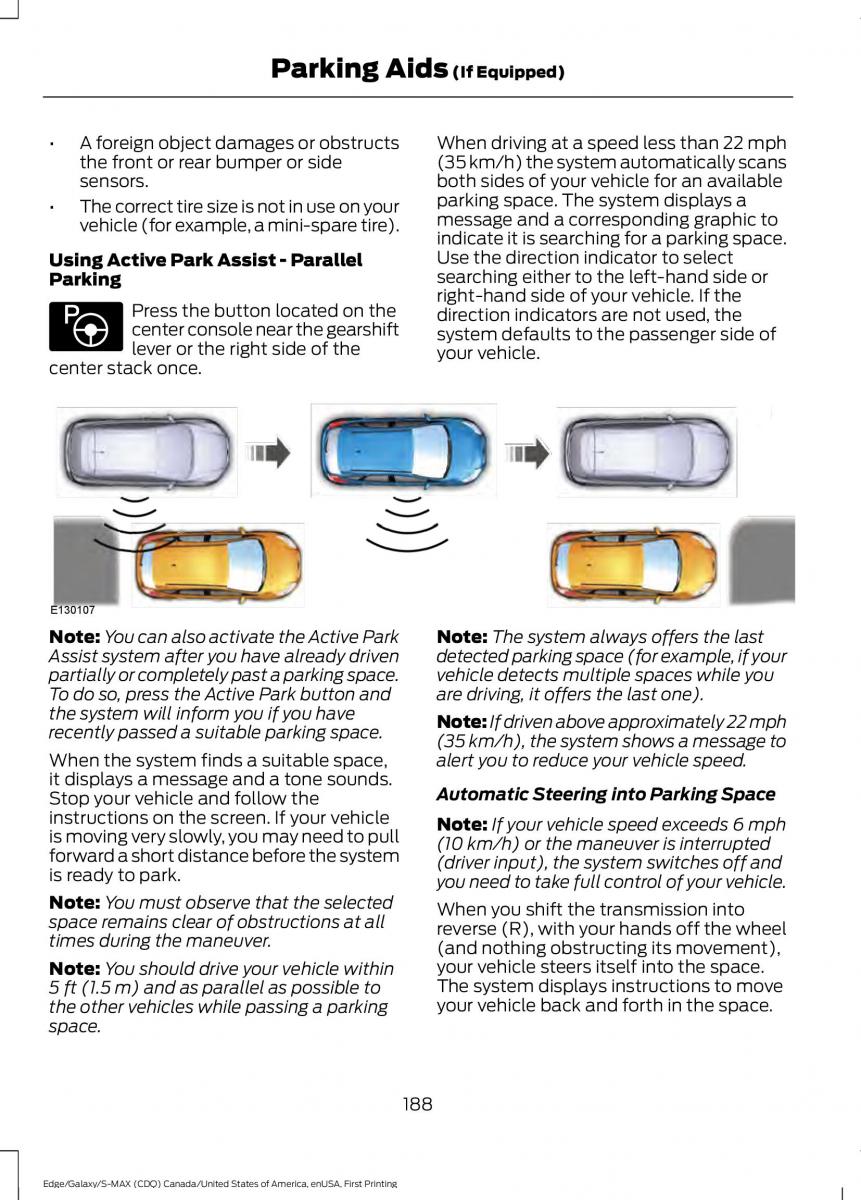 Forde Edge II owners manual / page 191