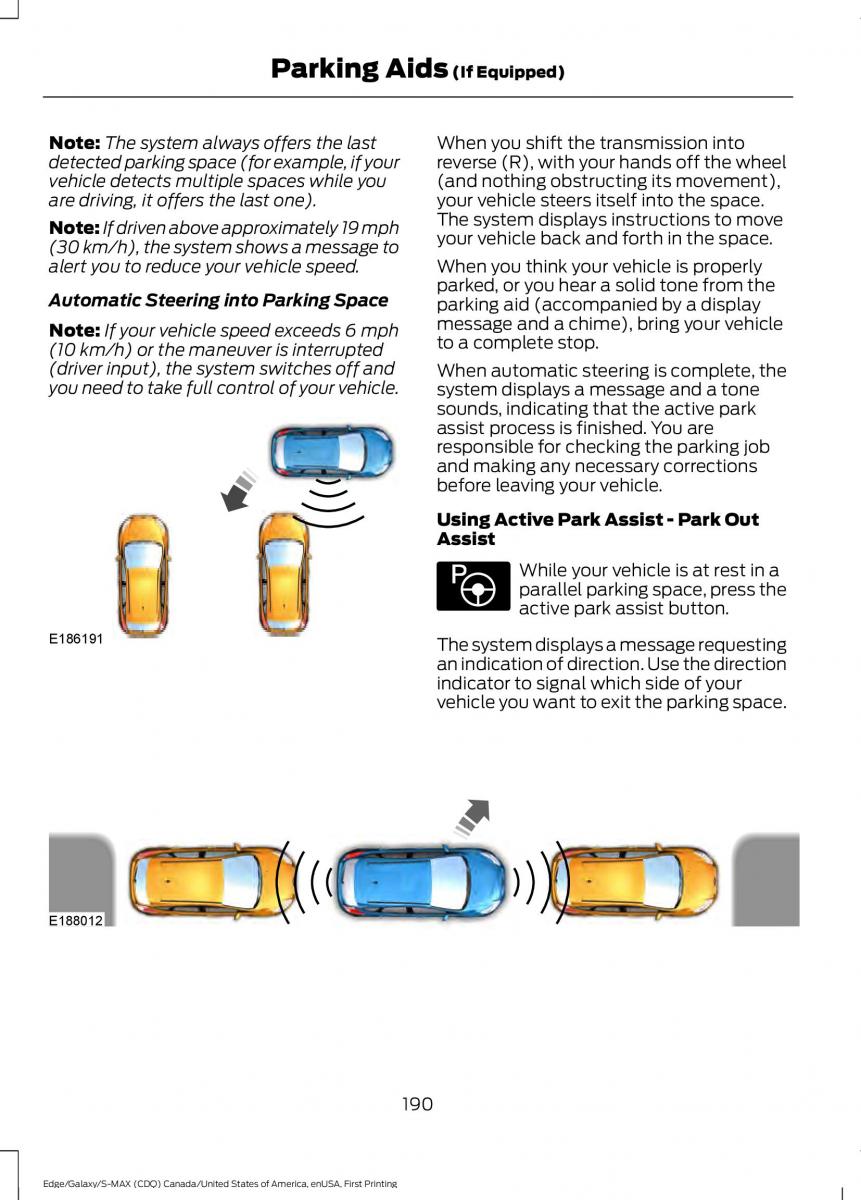 Forde Edge II owners manual / page 193