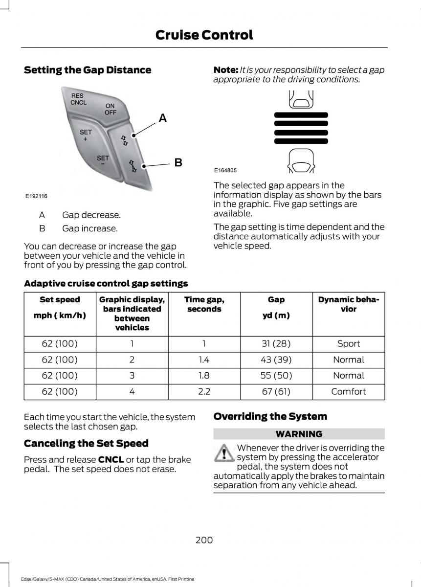 Forde Edge II owners manual / page 203