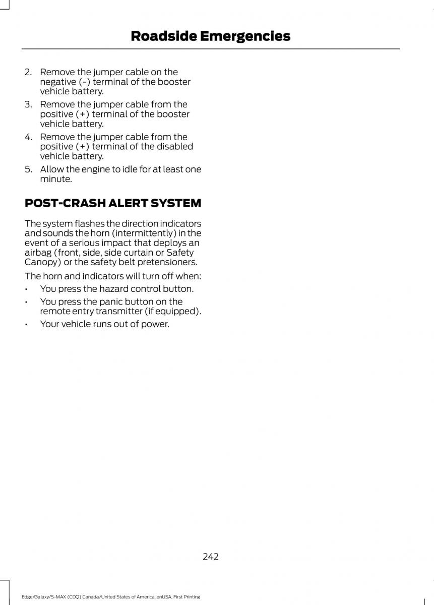 Forde Edge II owners manual / page 245