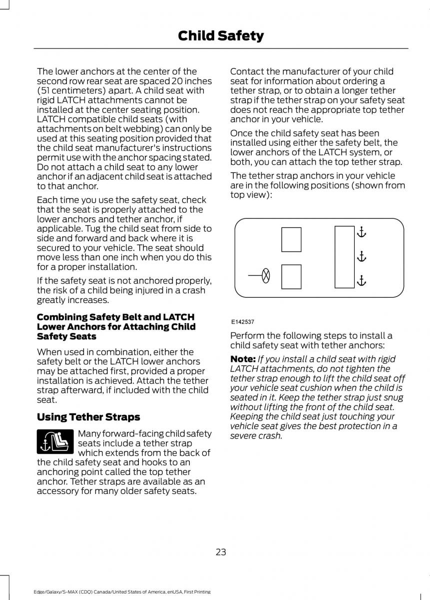 Forde Edge II owners manual / page 26