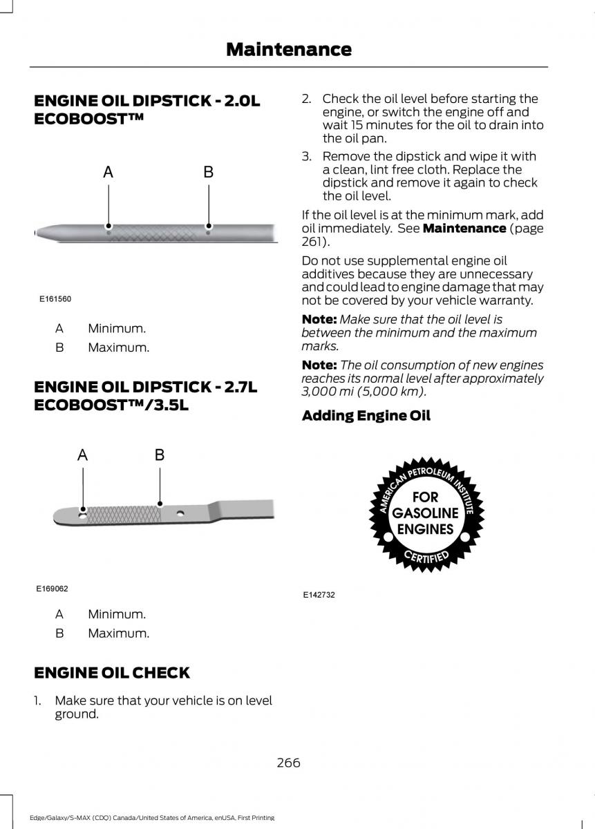 Forde Edge II owners manual / page 269