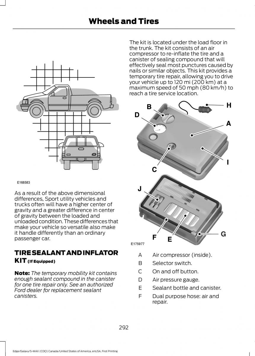 Forde Edge II owners manual / page 295