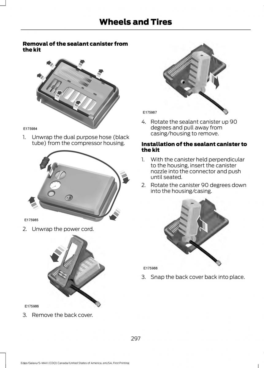 Forde Edge II owners manual / page 300