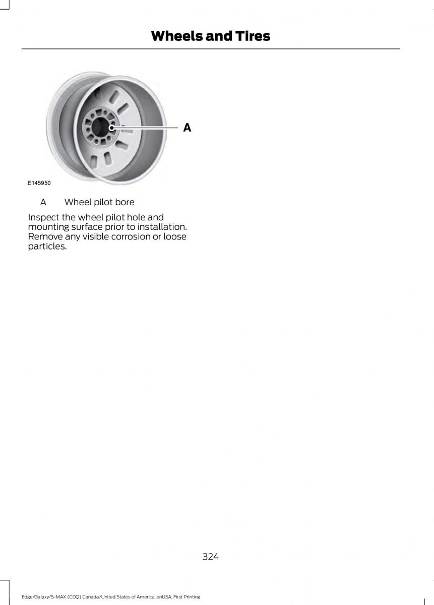 Forde Edge II owners manual / page 327