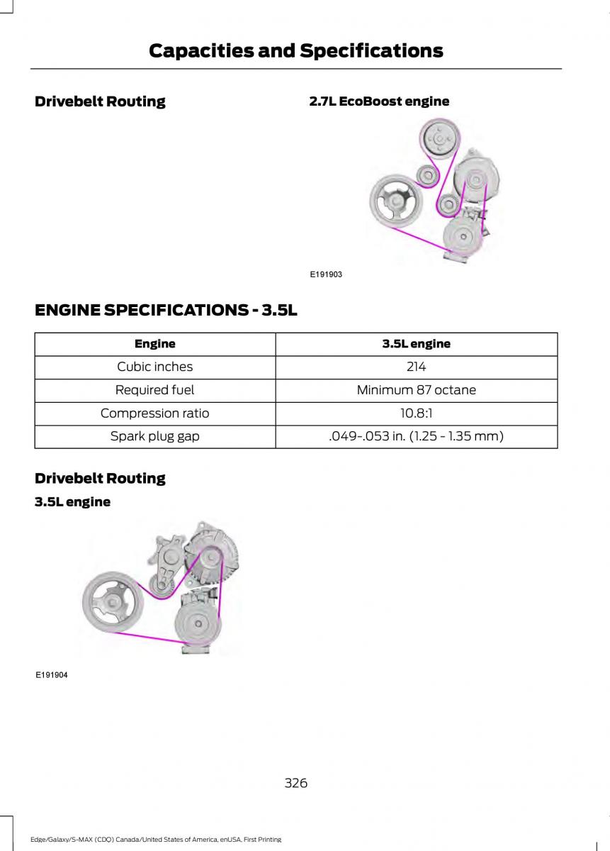 Forde Edge II owners manual / page 329