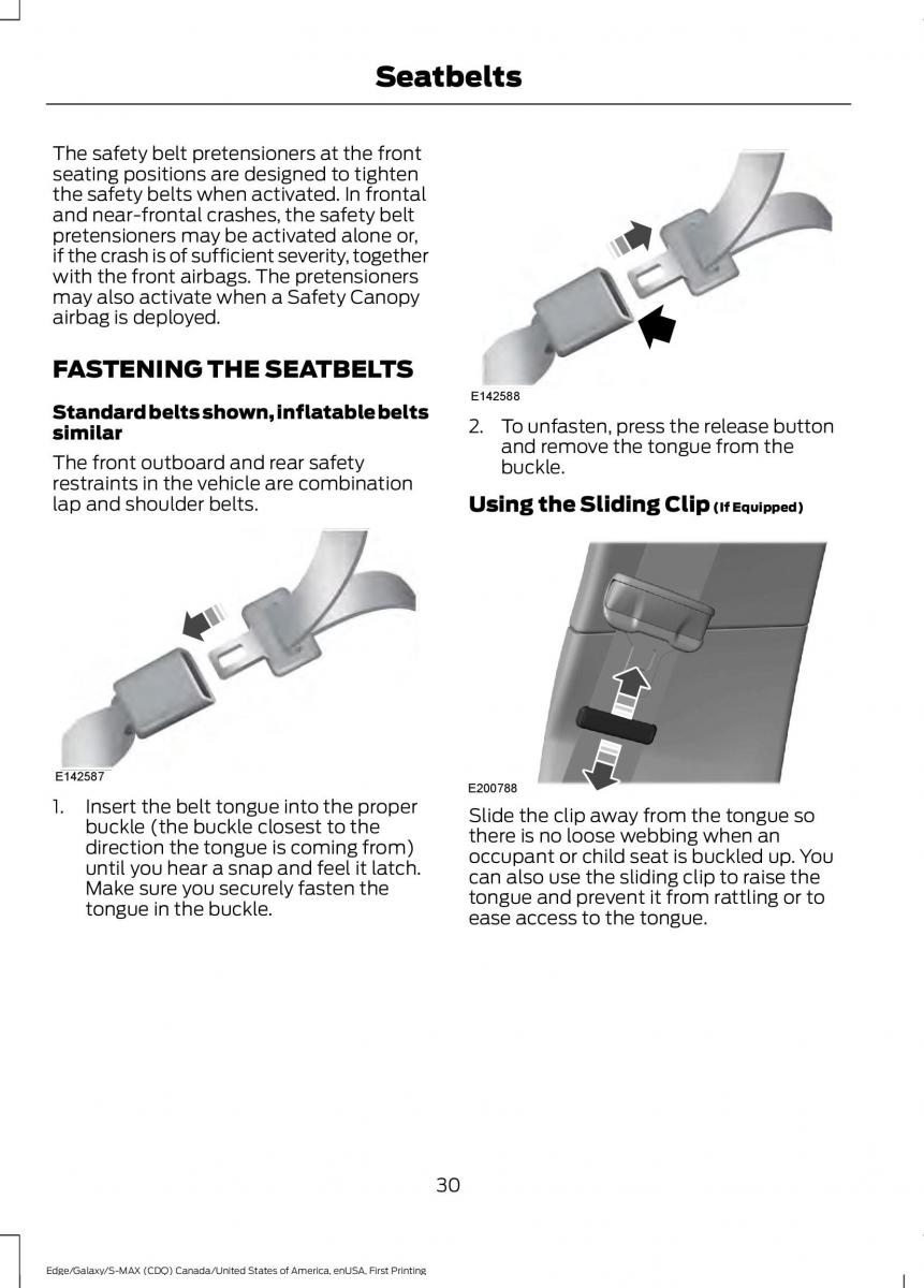 Forde Edge II owners manual / page 33