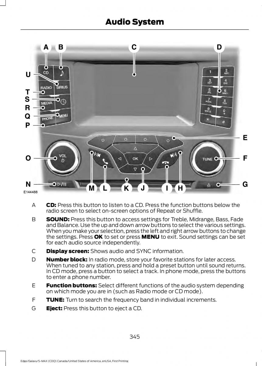 Forde Edge II owners manual / page 348