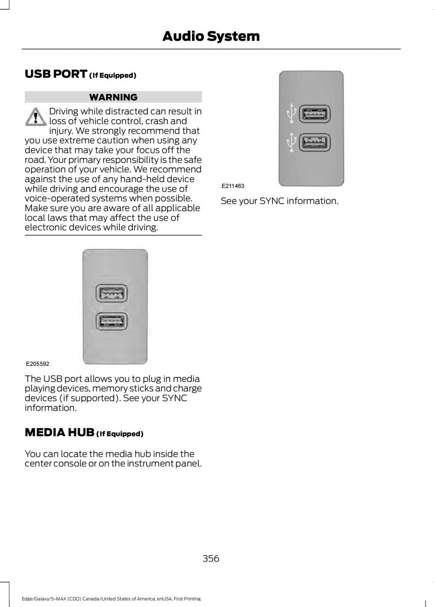 Forde Edge II owners manual / page 359