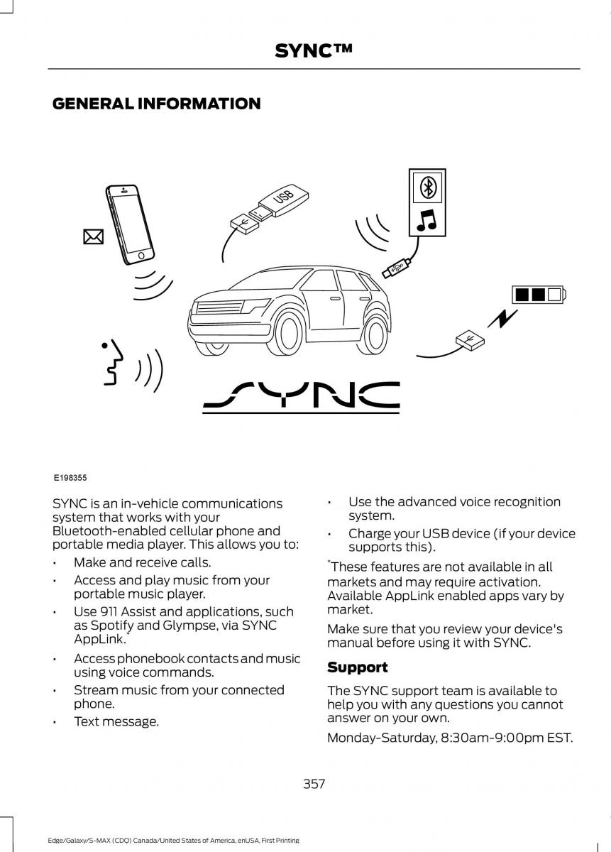 Forde Edge II owners manual / page 360