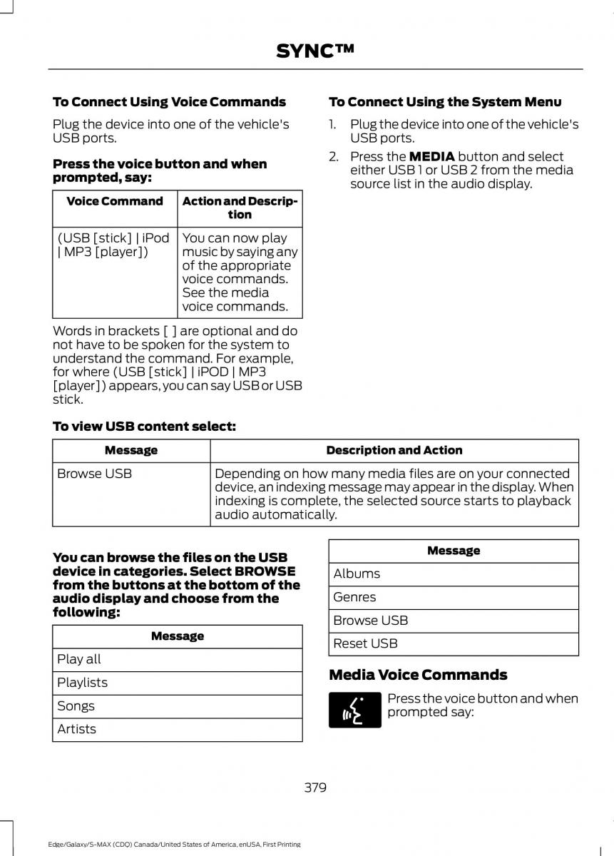 Forde Edge II owners manual / page 382