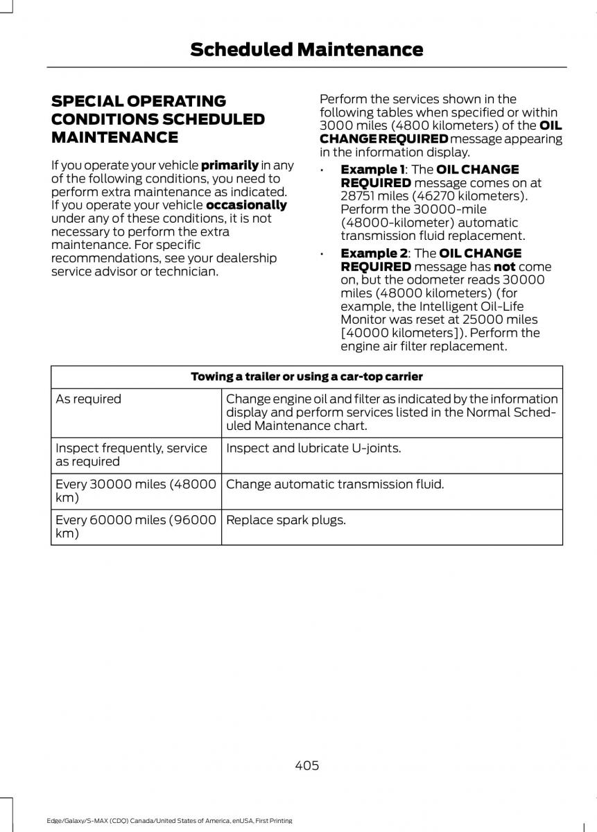 Forde Edge II owners manual / page 408