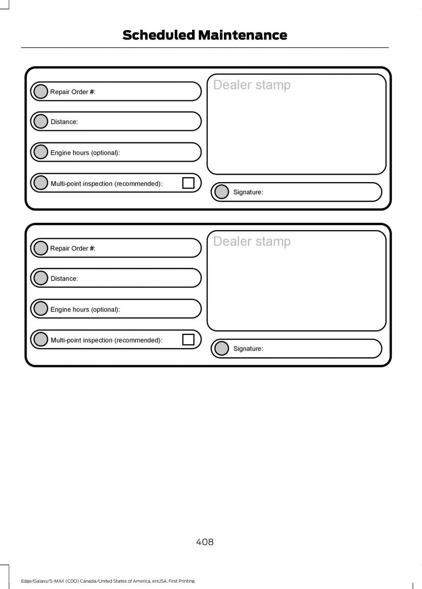 Forde Edge II owners manual / page 411