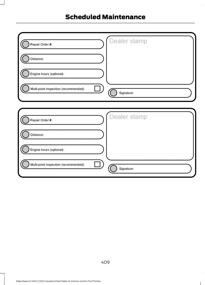 Forde Edge II owners manual / page 412