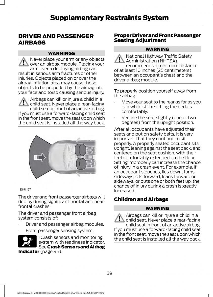 Forde Edge II owners manual / page 42