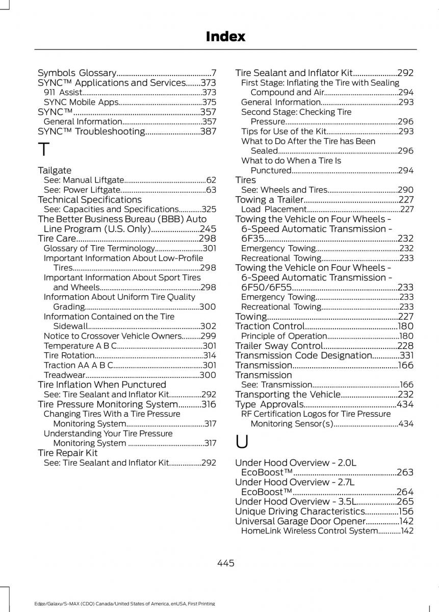 Forde Edge II owners manual / page 448