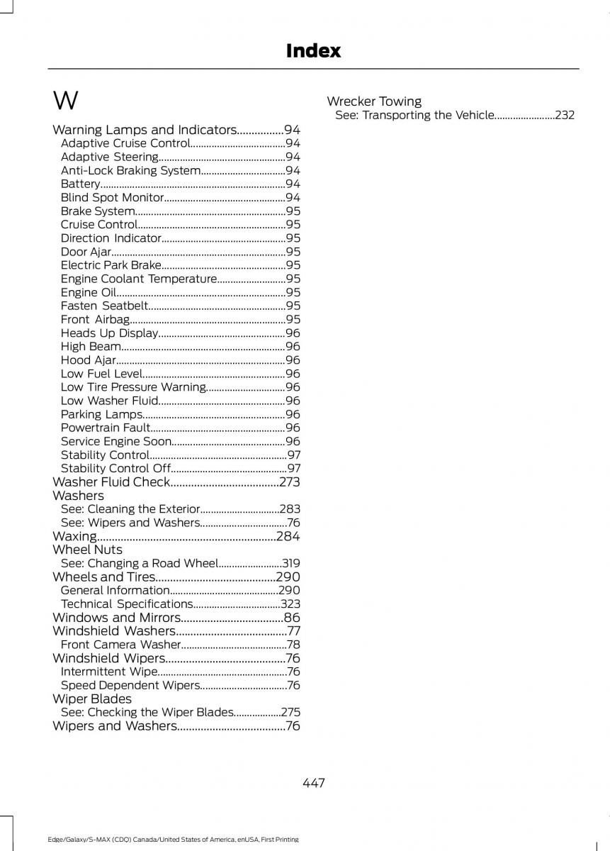 Forde Edge II owners manual / page 450