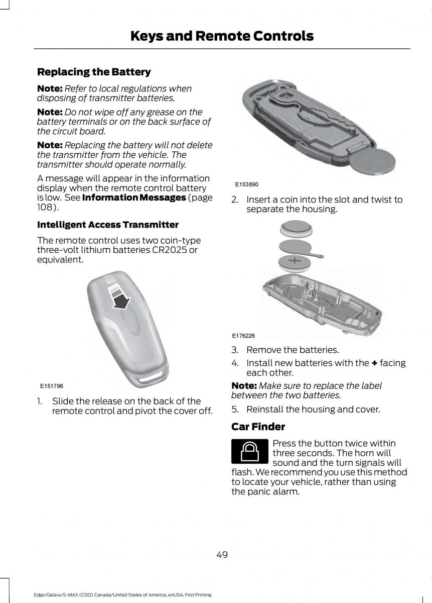 Forde Edge II owners manual / page 52