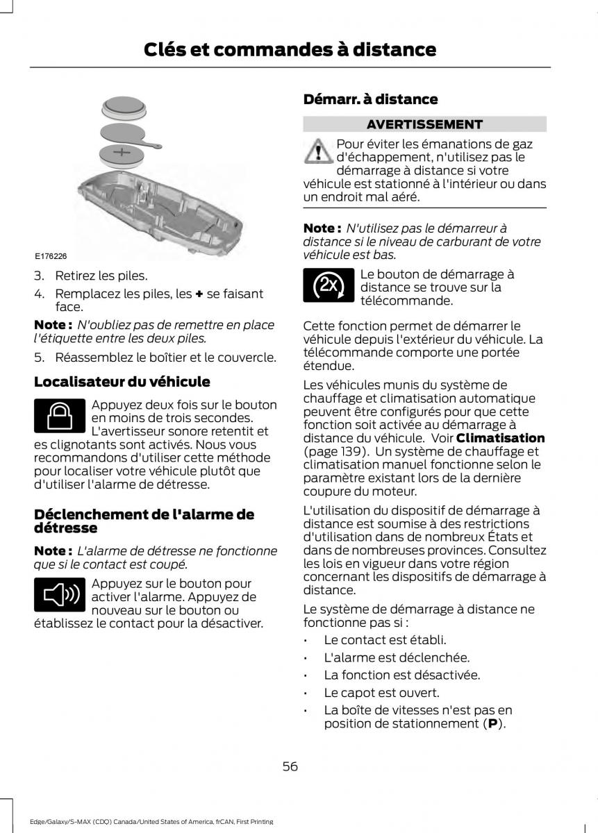 Forde Edge II manuel du proprietaire / page 59