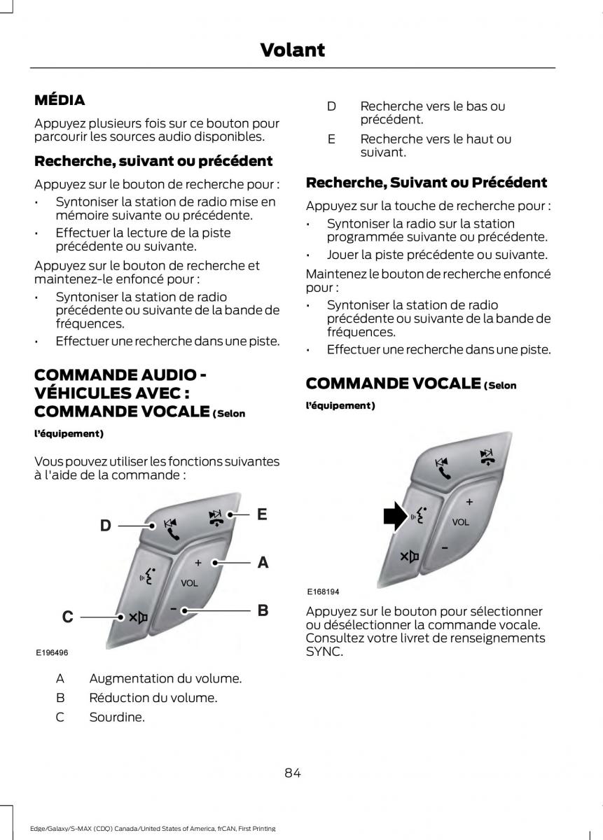 Forde Edge II manuel du proprietaire / page 87