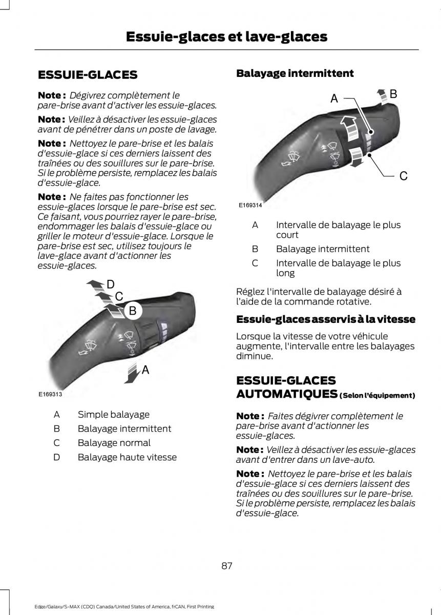 Forde Edge II manuel du proprietaire / page 90