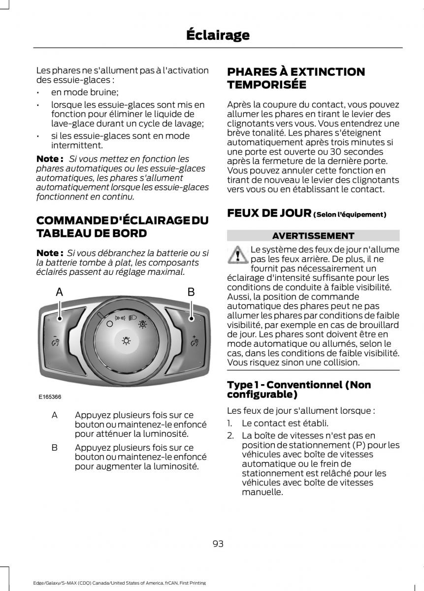 Forde Edge II manuel du proprietaire / page 96