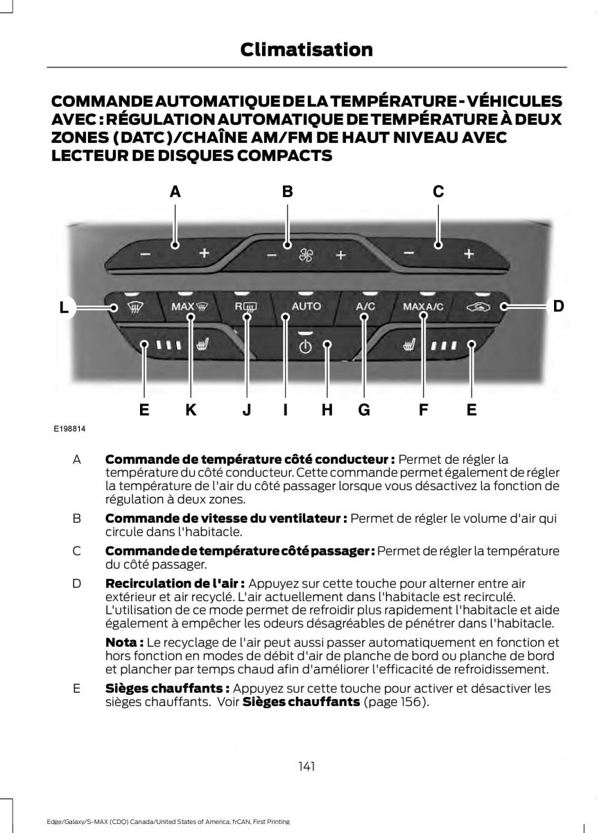 Forde Edge II manuel du proprietaire / page 144