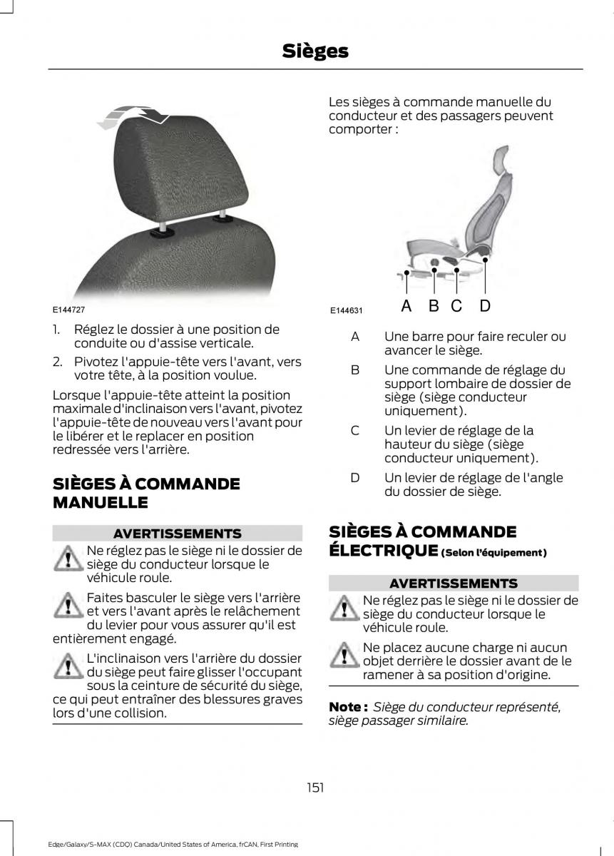 Forde Edge II manuel du proprietaire / page 154